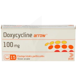 Doxycycline Arrow 100 Mg, Comprimé Pelliculé