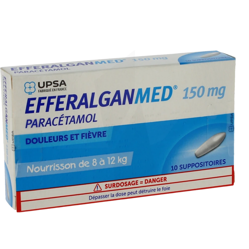 Efferalganmed 150 Mg, Suppositoire