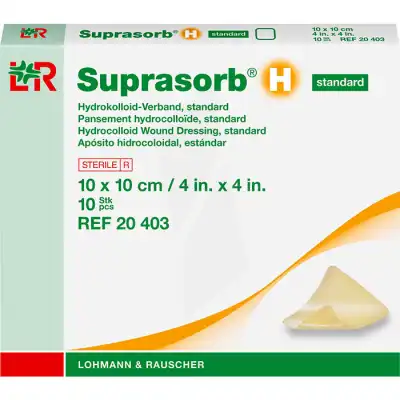 Lohman&rauscher Suprasorb H Hydrocolloïde Plaies Chroniques - 10x10cm - à Seysses