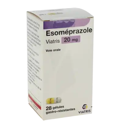 Esomeprazole Viatris 20 Mg, Gélule Gastro-résistante à Chelles
