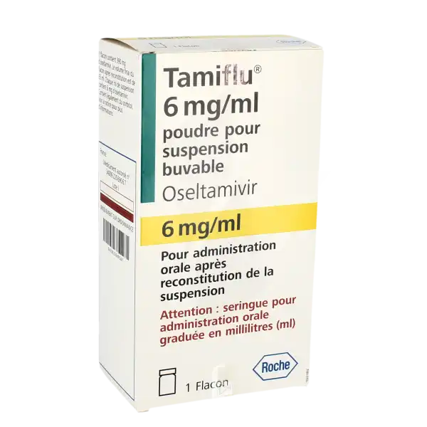 Tamiflu 6 Mg/ml, Poudre Pour Suspension Buvable