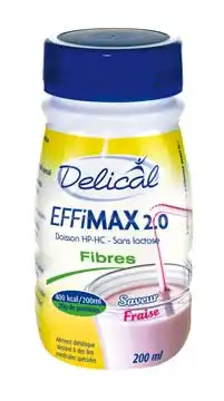 Delical Effimax 2.0 Fibres, 200 Ml X 4 à Bordeaux