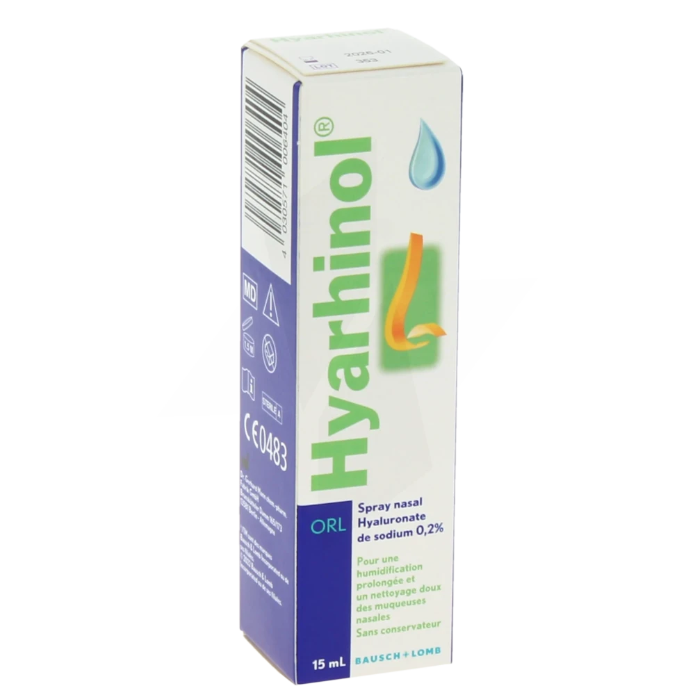 Hyarhinol Solution Nasale Hygiène Des Fosses Nasales Fl Pulv/15ml