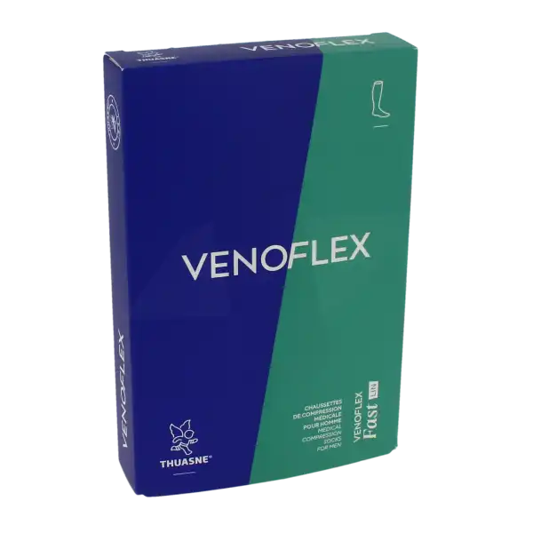 Venoflex Fast 2 Chaussette Lin Homme Noir T4n