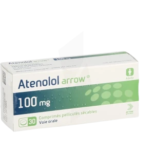 Atenolol Arrow 100 Mg, Comprimé Pelliculé Sécable