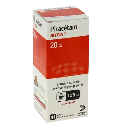 Piracetam Arrow 20 %, Solution Buvable à LE LAVANDOU