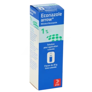 Econazole Arrow 1 %, Solution Pour Application Cutanée