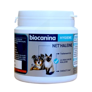 Biocanina Net'haleine Poudre Orale Appétente Chien Chat Pot/85g