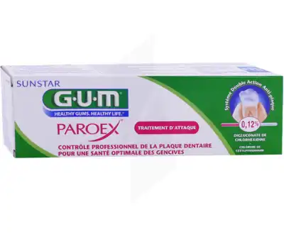 Gum Paroex Gel Dentifrice T/75ml à Casteljaloux