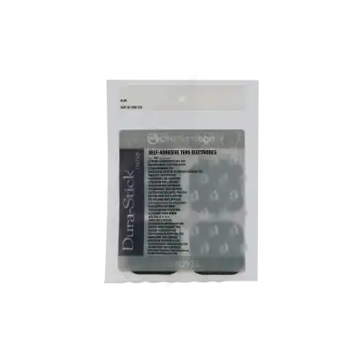 Chattanooga Dura-stick Plus Stimgel Électrodes Carré double face 5x5cm Boîte de 4