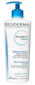 Acheter ATODERM Crème sans parfum soin familial quotidien Fl pompe/500ml à Bordeaux