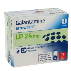 Galantamine Arrow Lab Lp 24 Mg, Gélule à Libération Prolongée