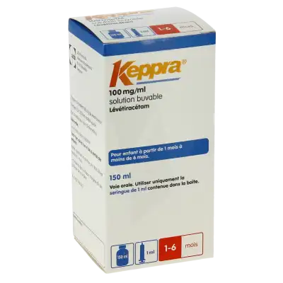 Keppra 100 Mg/ml, Solution Buvable à LE LAVANDOU