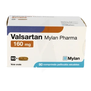 Valsartan Viatris 160 Mg, Comprimé Pelliculé Sécable