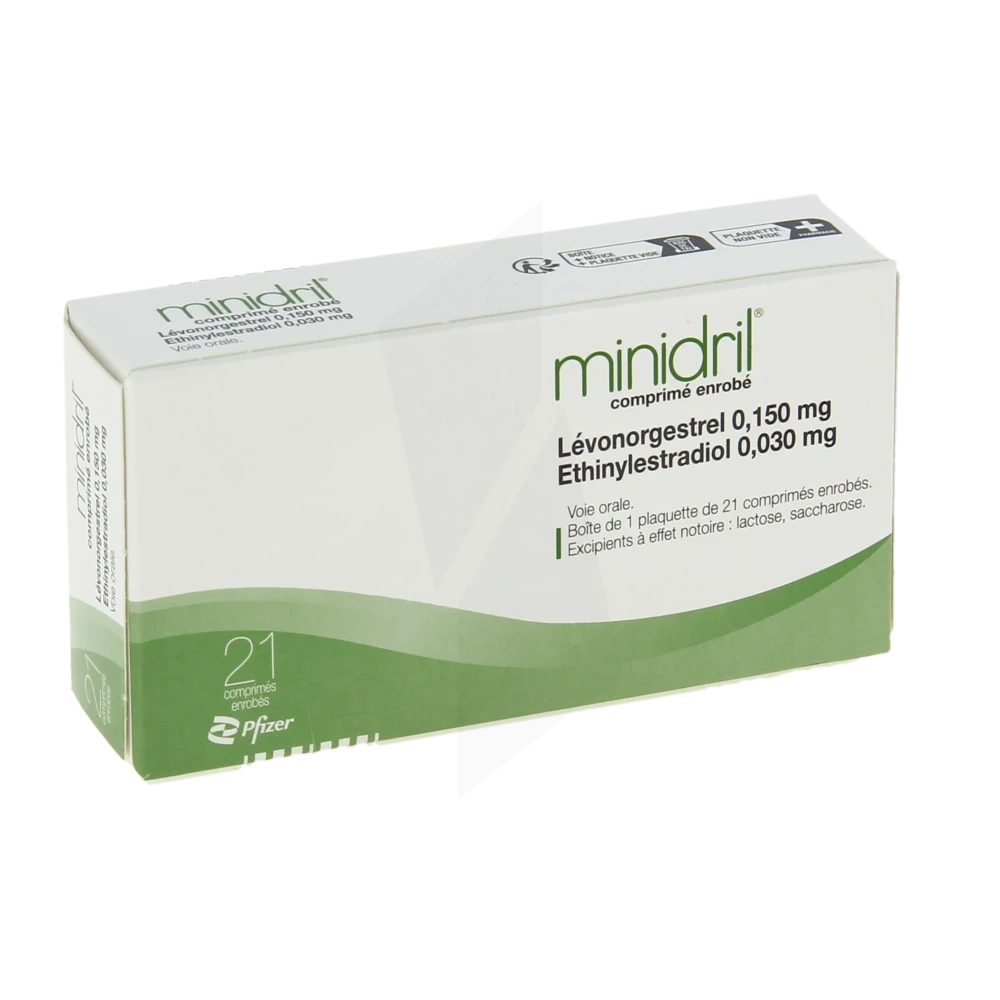 Grande Pharmacie Du Commerce - Médicament Minidril, Comprimé ...
