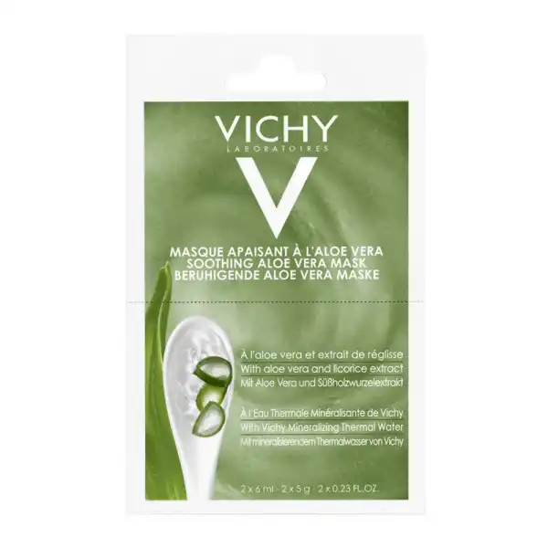 Vichy Masque Bidoses Aloe Vera 2*sachets/6ml