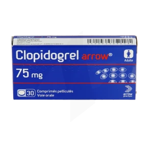 Clopidogrel Arrow 75 Mg, Comprimé Pelliculé