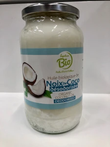 Huile De Noix De Coco Bio Désodorisée 1kg