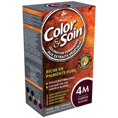 Acheter COLOR&SOIN Kit coloration permanente 4M châtain acajou à TOULON