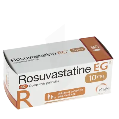 Rosuvastatine Eg 10 Mg, Comprimé Pelliculé à LIVRON-SUR-DROME