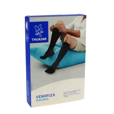 Venoflex Elegance 3 Chaussette Homme Noir Taille 4n à DREMIL LAFAGE