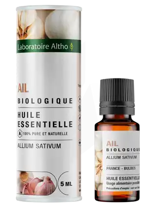 Laboratoire Altho Huile Essentielle Ail Bio 5ml