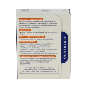 Niquitin 14 Mg/24 Heures, Dispositif Transdermique