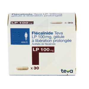 Flecainide Teva Lp 100 Mg, Gélule à Libération Prolongée