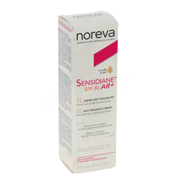 Noreva Sensidiane Ar+ Crème Cc Soin Anti-rougeur T/40ml