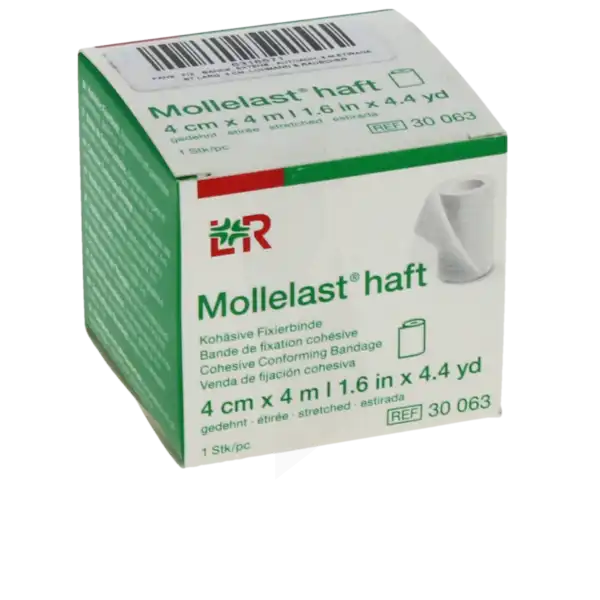 Mollelast Haft Bande élastique Adhésive 4cmx4m