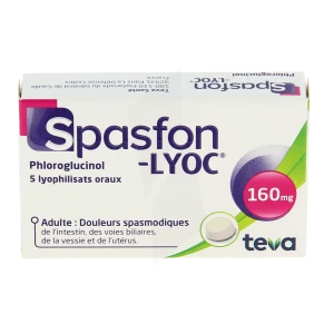 Spasfon Lyoc 160 Mg, Lyophilisat Oral