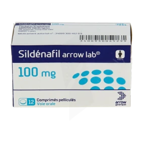 Sildenafil Arrow Lab 100 Mg, Comprimé Pelliculé