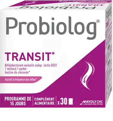 Probiolog Transit Poudre Orale 30 Sachets/6,2g à Saint-Maximin