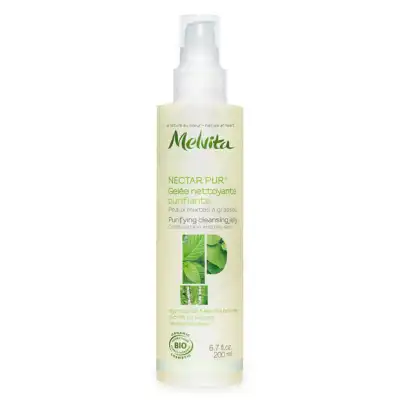 Melvita Nectar Pur Gel Nettoyant Purifiant Fl Pompe/200ml à ERSTEIN