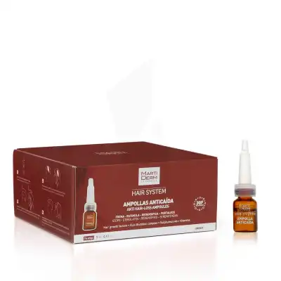 Martiderm Hair System Solution Anti-chute 14 ampoules/3ml