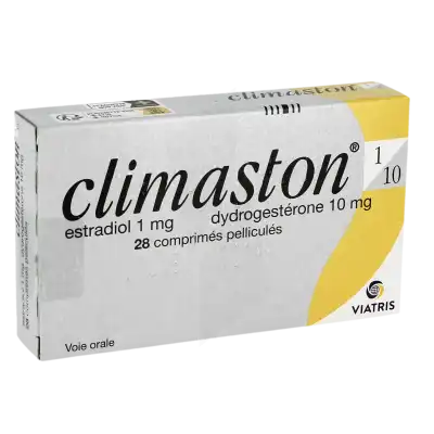 CLIMASTON 1 mg/10 mg, comprimé pelliculé
