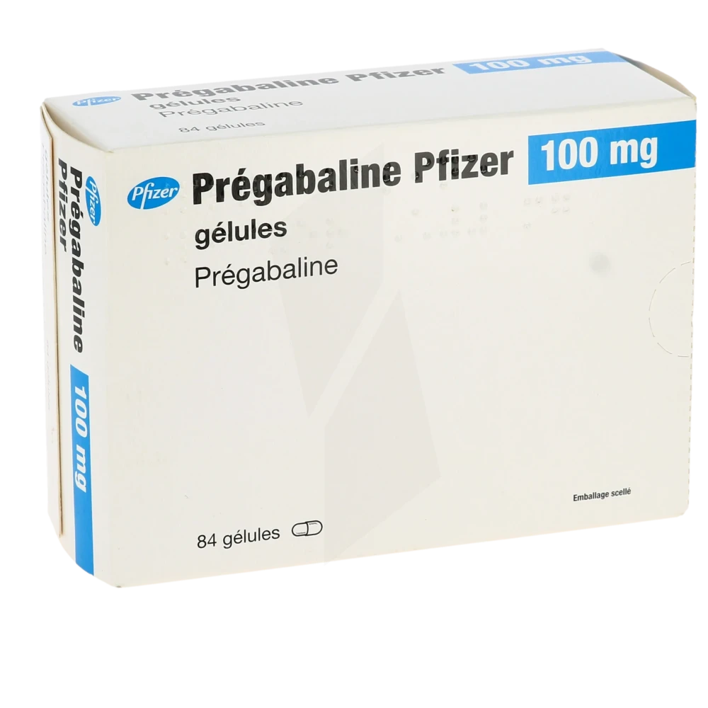 Pregabaline Pfizer 100 Mg, Gélule