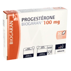 Progesterone Biogaran 100 Mg, Capsule Molle Ou Capsule Molle Vaginale