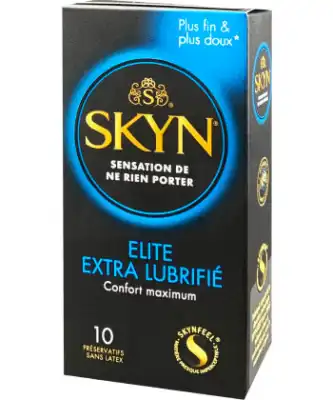 Manix Skyn Elite Préservatifs Extra Lubrifiés B/10 à CHENÔVE
