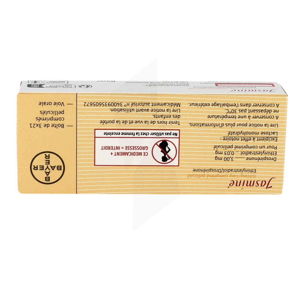 Pharmacie de Noroy - Médicament Jasmine 0,03 Mg/3 Mg, Comprimé ...