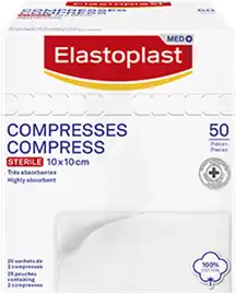 Elastoplast Compresses Stériles 10x10cm B/50