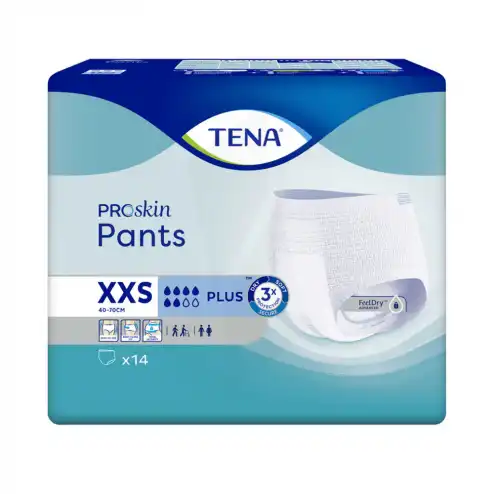 Tena Pants Proskin Plus Slip Absorbant Xxs Sachet/14