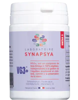 Synapsya Vg3+ Oméga 3 Gélules B/30 à Chalon-sur-Saône
