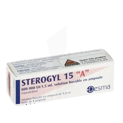 Sterogyl 15 "a" 600 000 Ui/1,5 Ml, Solution Buvable En Ampoule à MONTEREAU-FAULT-YONNE