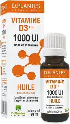 Vitamine D3++ 1000ui Huile 20ml  D.plante à MARIGNANE