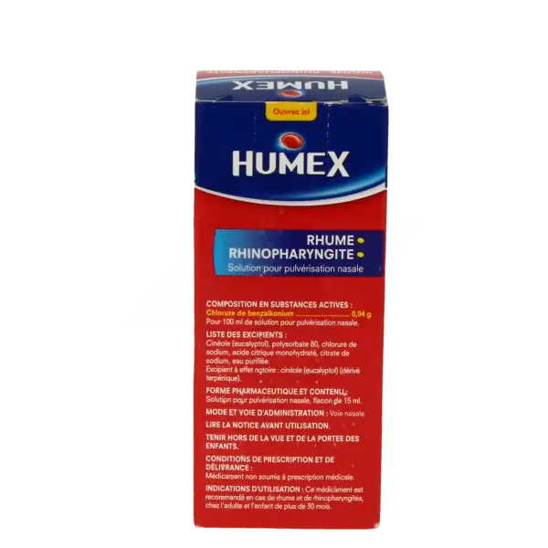 Humex Fournier 0,04 Pour Cent, Solution Pour Pulvérisation Nasale