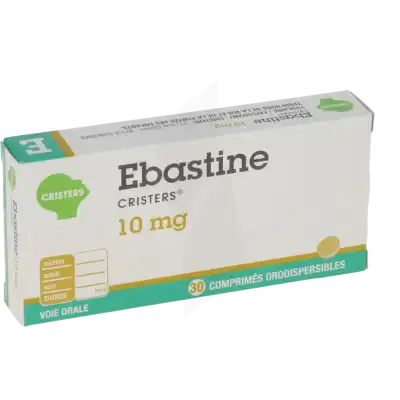 Ebastine Cristers 10 Mg, Comprimé Orodispersible à Bergerac