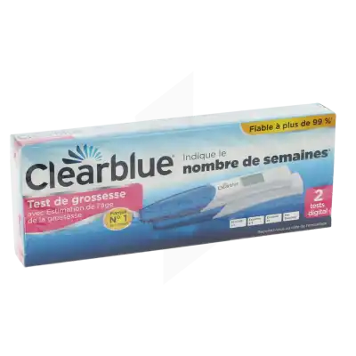 Clearblue Test De Grossesse Digital Eag B/2 à Bègles