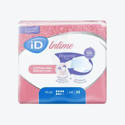 Id Intime Culottes Absorbantes Plus Taille M Sachet/12 à LA-RIVIERE-DE-CORPS