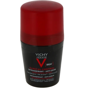 Vichy Homme Détranspirant Anti-odeur 96h Roll-on/50ml